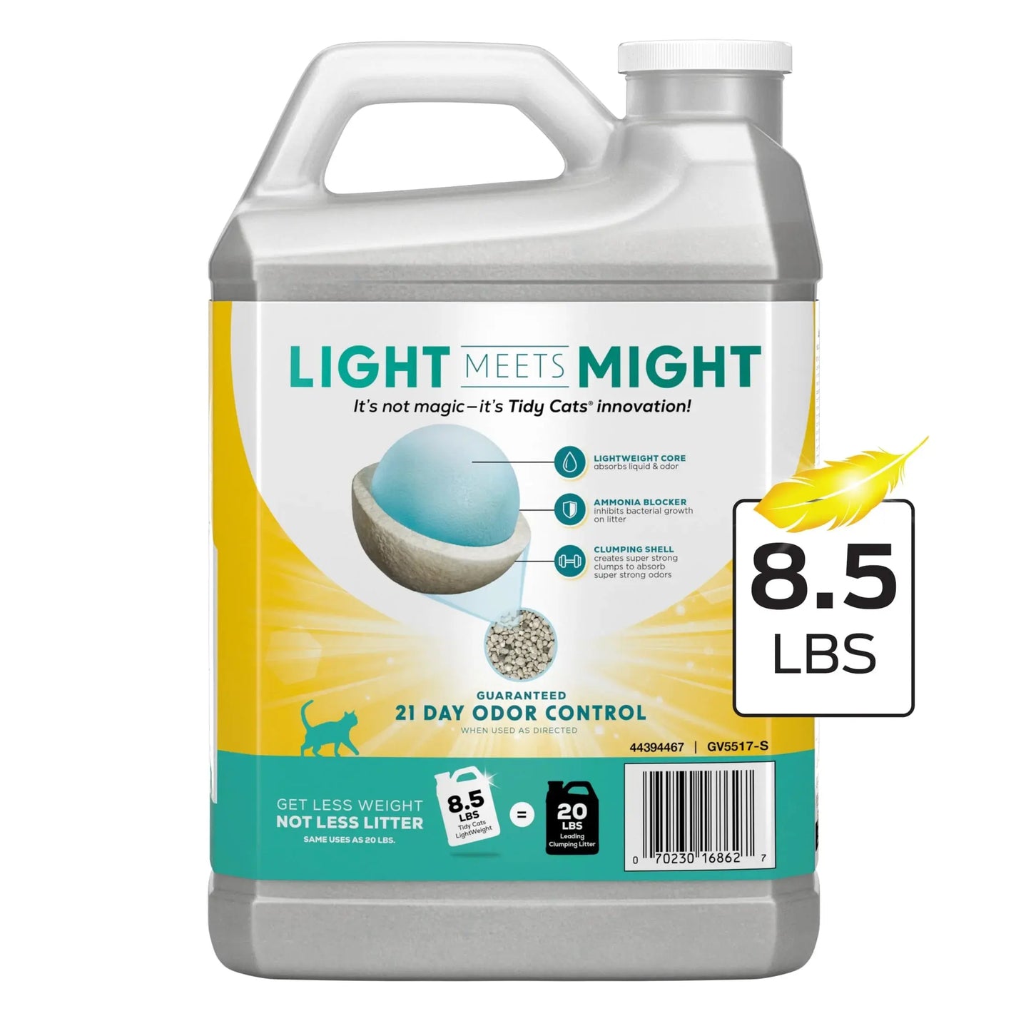 (2 Pack) Purina Lightweight Free and Clean Unscented Clumping Cat Litter