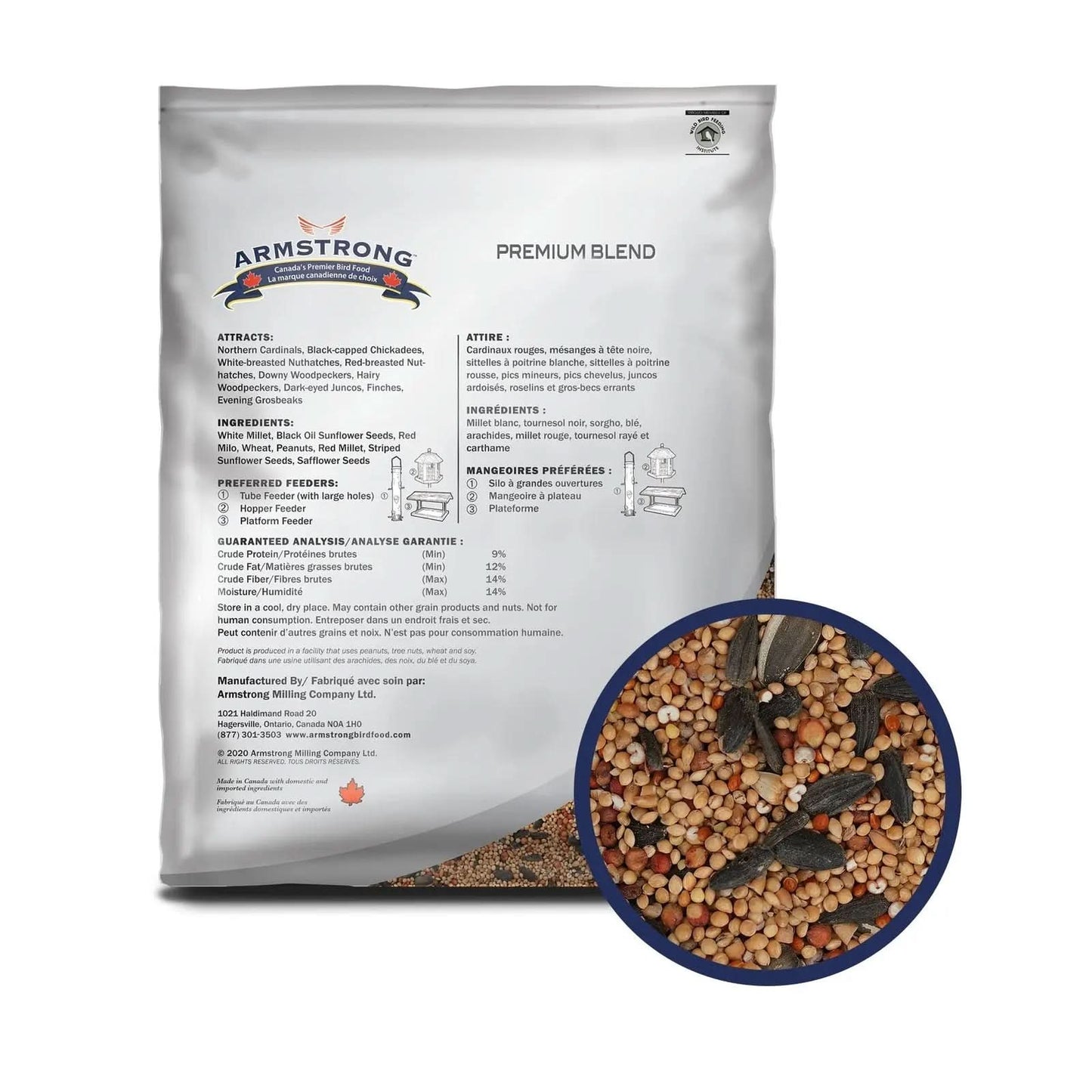 Armstrong Wild Bird Food Premium Blend, 14.3Lbs