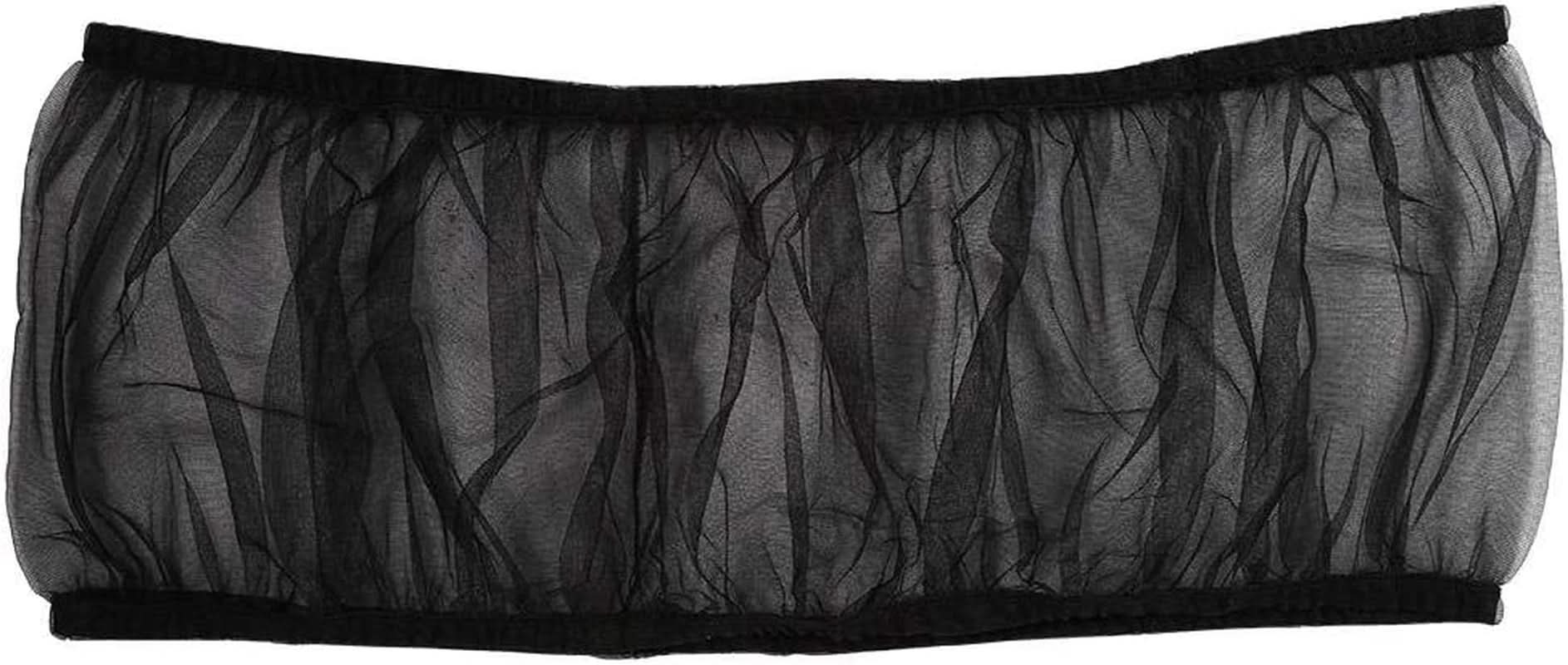 Bird Cage Cover with Ventilated Nylon Mesh and Seed Catcher - Large Size Available in Four Colors (Black)