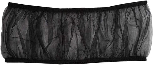 Bird Cage Cover with Ventilated Nylon Mesh and Seed Catcher - Large Size Available in Four Colors (Black)