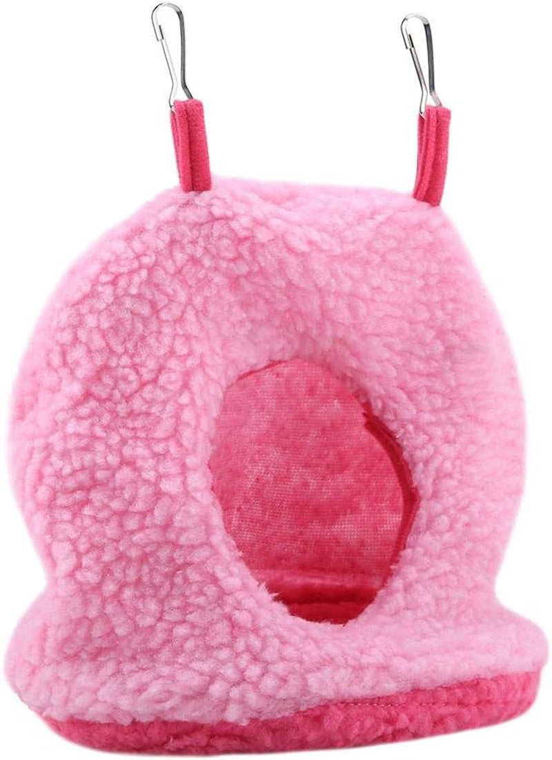 Bird Hanging Nest - Plush Hammock Cave for Parrots, Parakeets, Conures, Macaws, Cockatiels, and Love Birds in 4 Colors