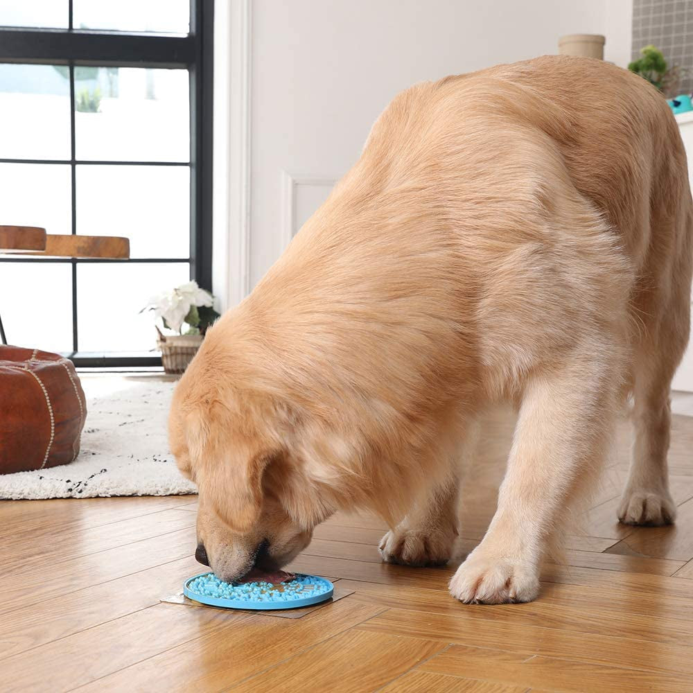 Dog Lick Pad Set - Boredom and Anxiety Relief for Bath Time, 3-Pack Slow Feeder with Strong Suction for Peanut Butter Treats