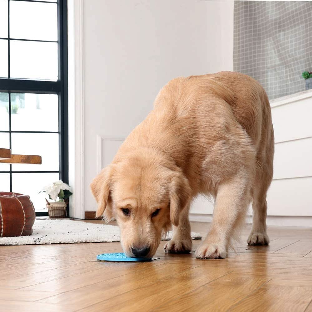 Dog Lick Pad Set - Boredom and Anxiety Relief for Bath Time, 3-Pack Slow Feeder with Strong Suction for Peanut Butter Treats