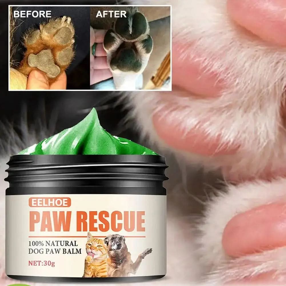 Dog Paw Balm 30G - Protective Moisturizing Cream for Dogs and Cats, Ideal for Dry and Cracked Paws, Hot Pavement Protection Wax