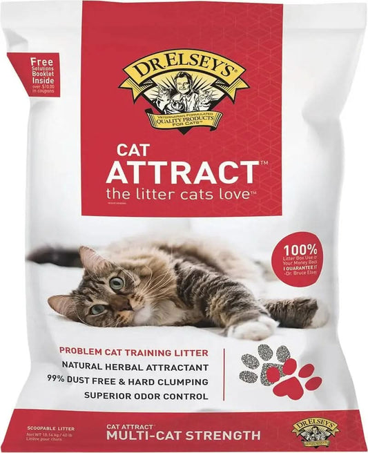 Dr. Elsey'S Cat Attract Natural Clumping Clay Cat Litter, 40 Lb Bag