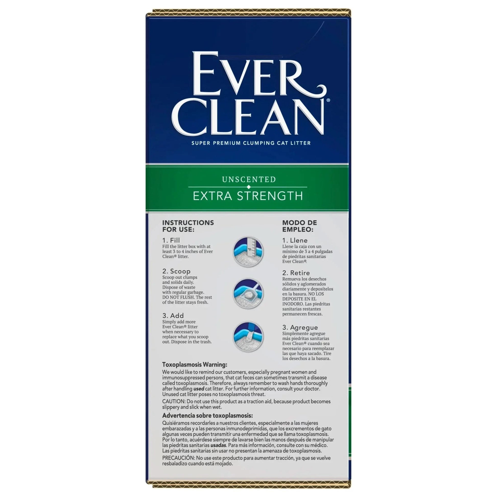Extra Strength Clumping Cat Litter, Unscented, 25 Pounds