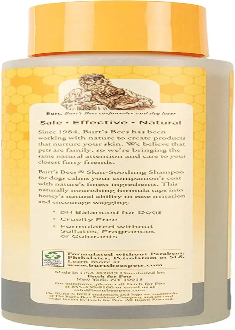 for Pets Natural Skin Soothing Shampoo with Honey - Gentle Formula for All Dogs and Puppies - Ideal for Dry and Sensitive Skin - Made in the USA, 16 Ounces