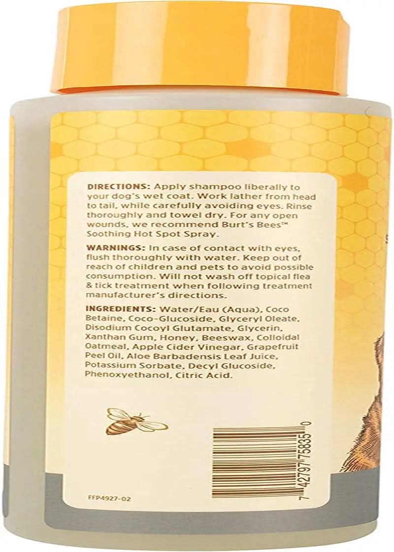 for Pets Natural Skin Soothing Shampoo with Honey - Gentle Formula for All Dogs and Puppies - Ideal for Dry and Sensitive Skin - Made in the USA, 16 Ounces