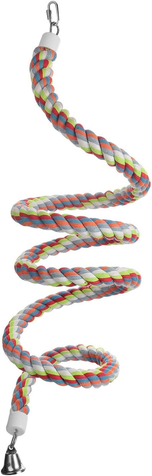 Premium 94.5 Inch Bungee Climbing Ropes for Parrots and Birds