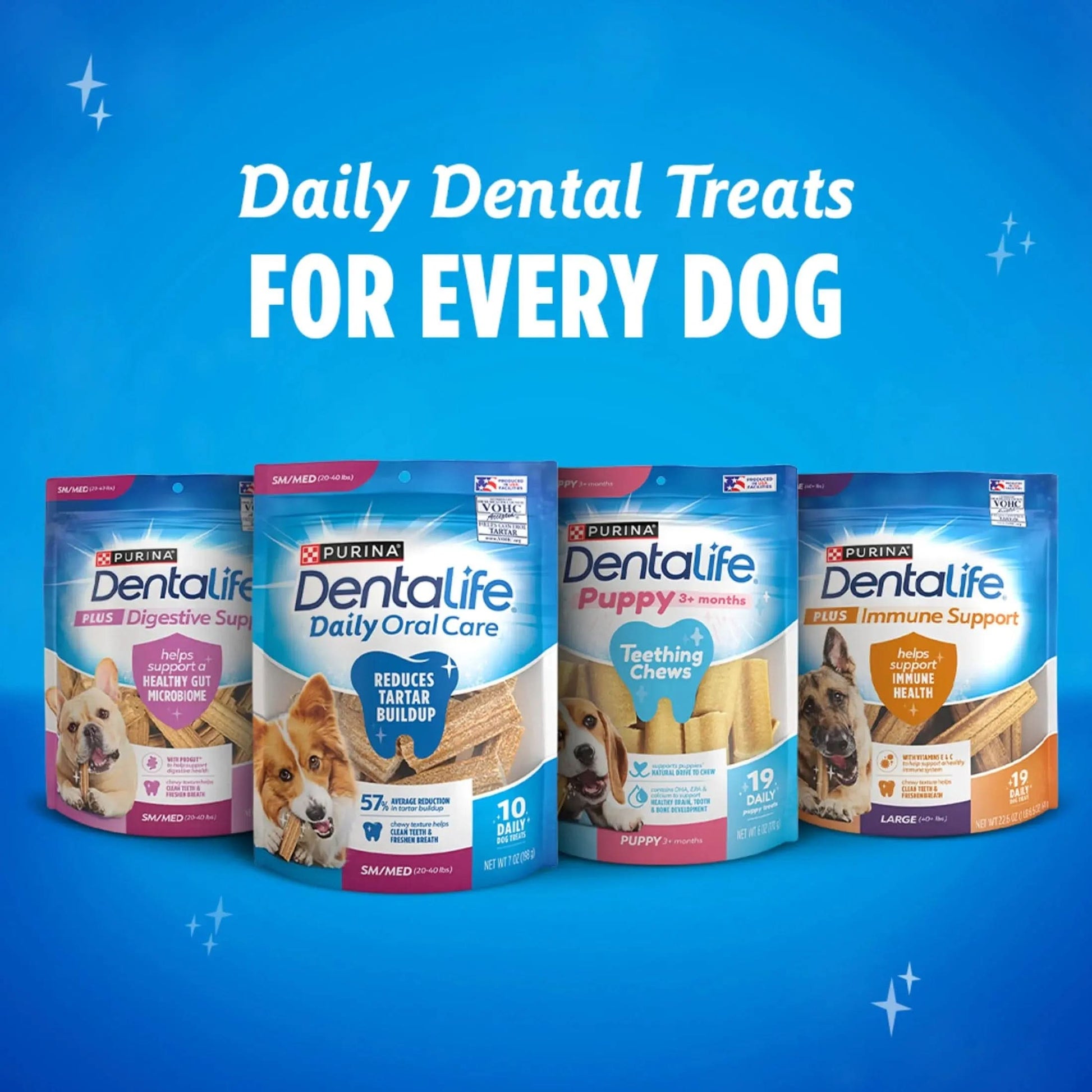 Purina  Activefresh Large Dog Treats Dental Chews with Chicken, 35 Oz Pouch, 2 Packs (30 Count)