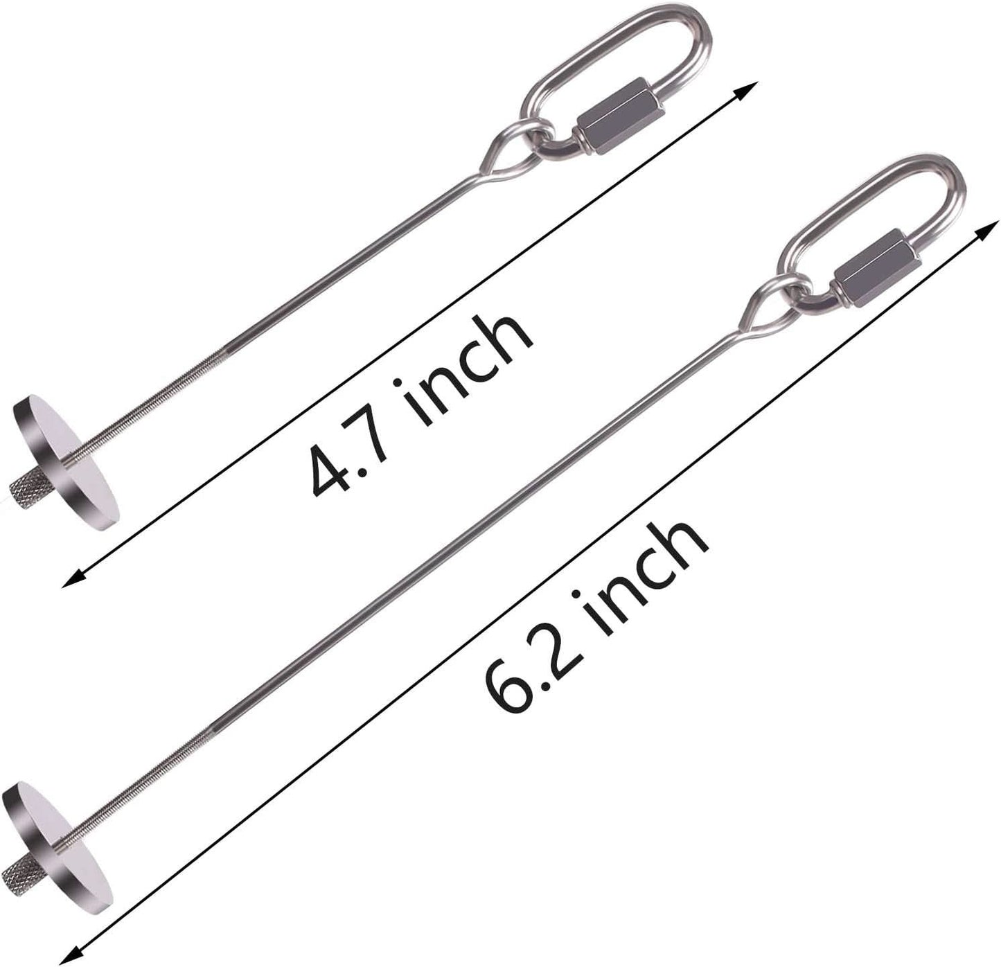 Stainless Steel Bird Food Holder and Foraging Toy for Parrots - Small Size Fruit and Vegetable Skewer