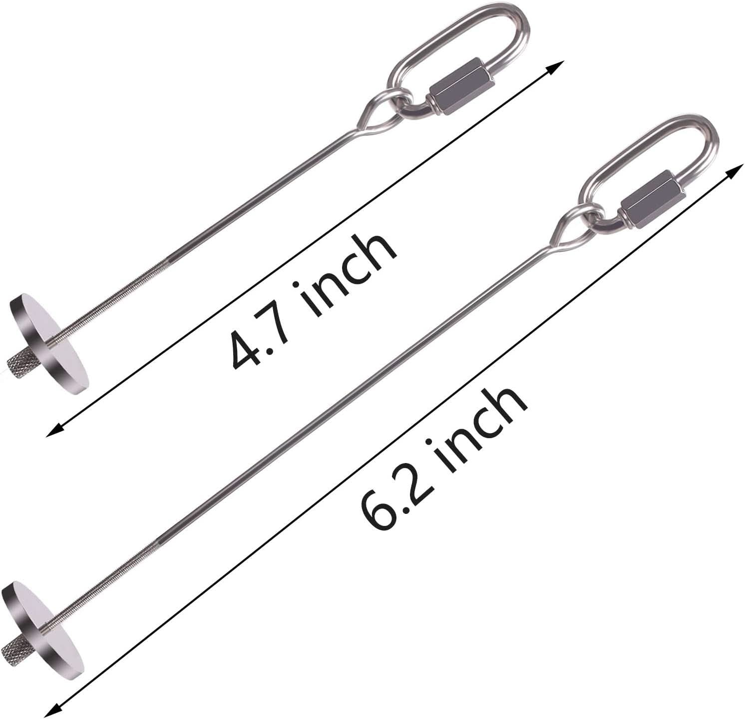 Stainless Steel Bird Food Holder and Foraging Toy for Parrots - Small Size Fruit and Vegetable Skewer