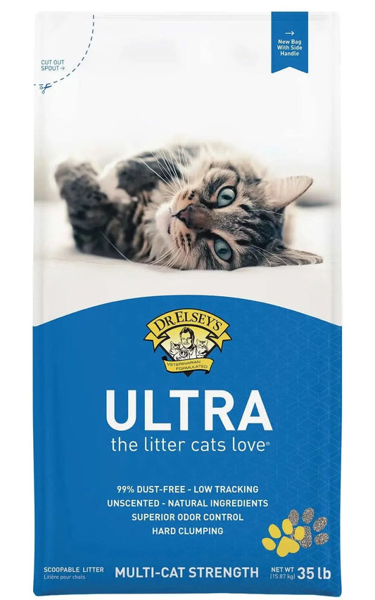 Ultra Natural Clumping Clay Cat Litter, Unscented, 35 Lb Bag