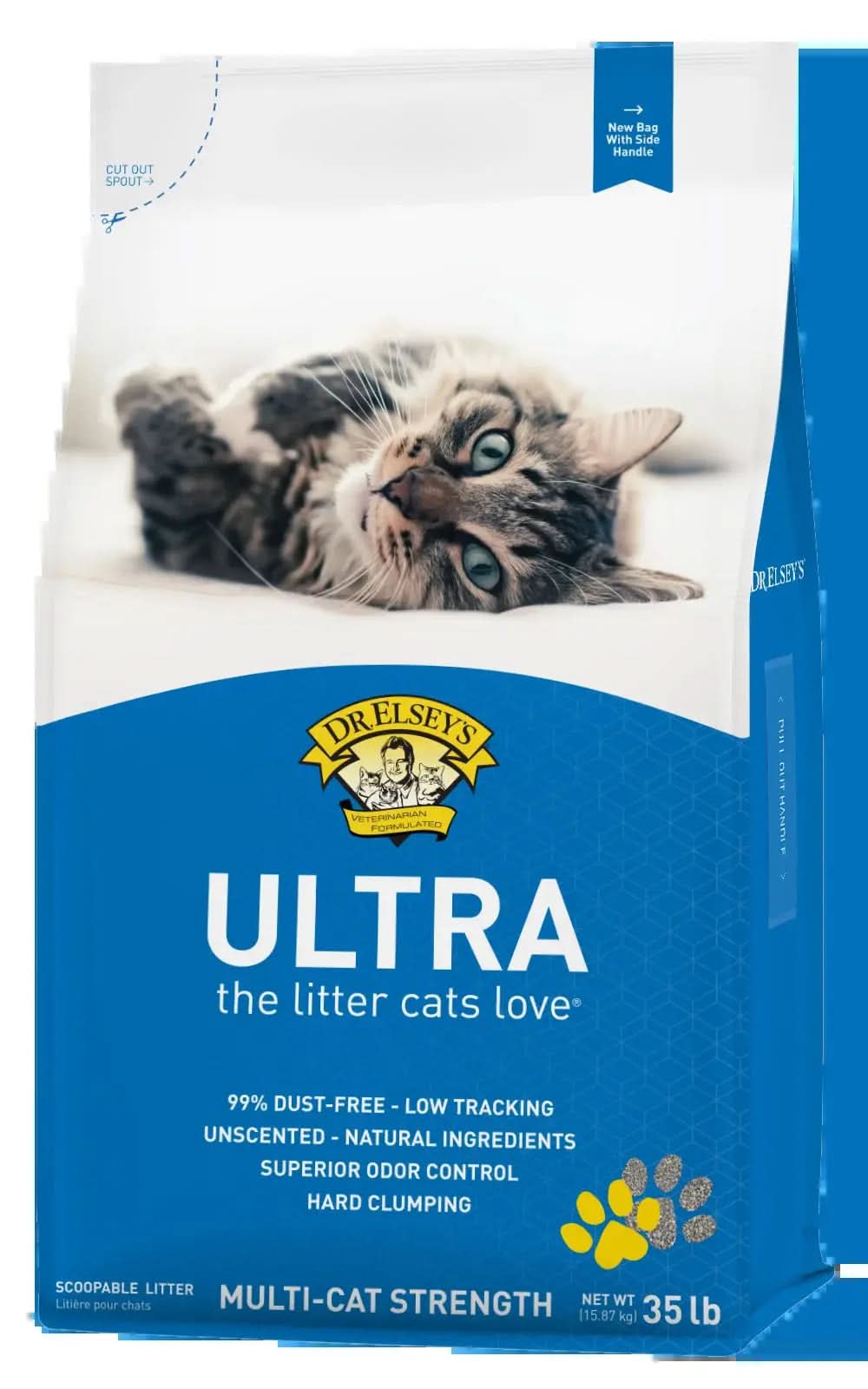 Ultra Natural Clumping Clay Cat Litter, Unscented, 35 Lb Bag