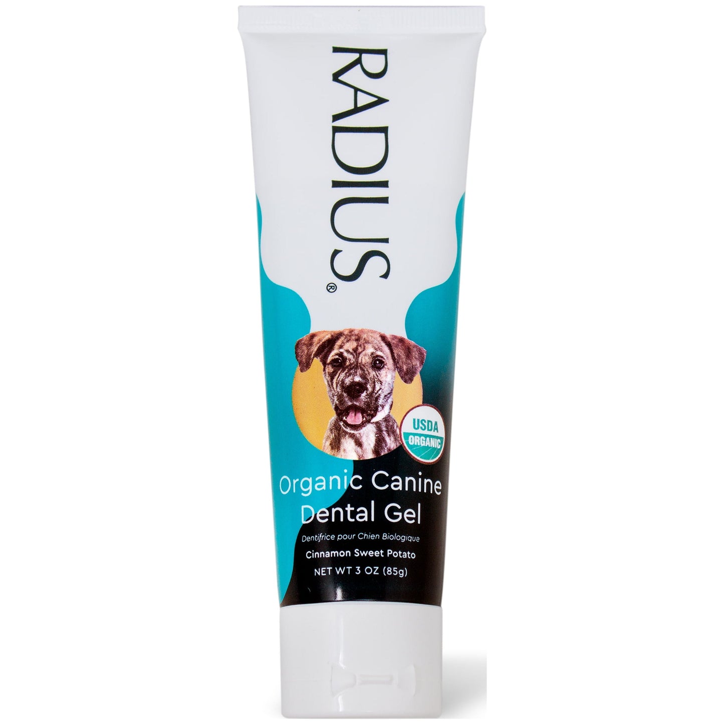USDA Organic Canine Dog Gel Pet Toothpaste, Sweet Potato Cinnamon Flavor, 3.0 Oz Tube