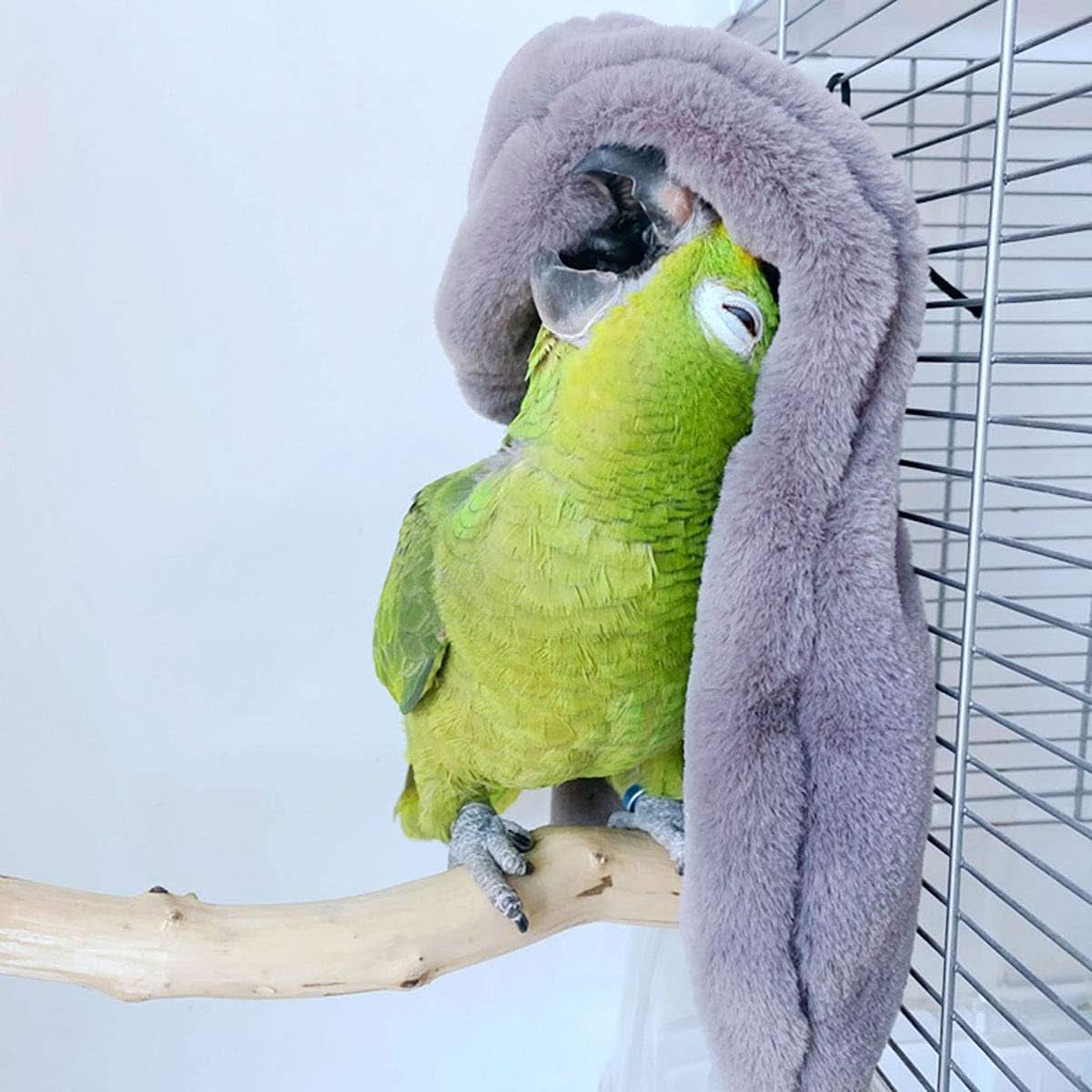 Winter Warm Bird Shawl and Nest Corner Blanket - Hanging Tent for Small Birds Including Parakeets, Cockatiels, Conures, Macaws, Lovebirds, Finches, and Lorikeets