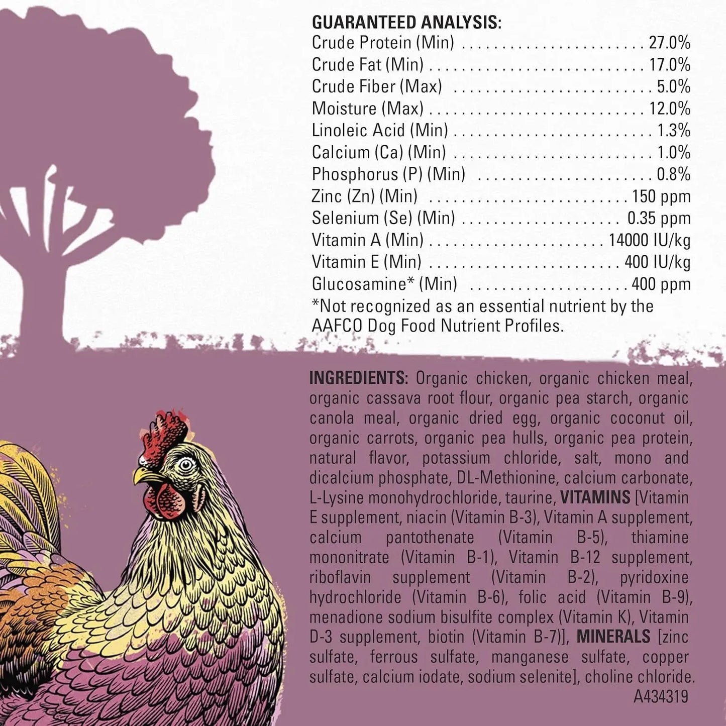 Purina High-Protein Small Breed Adult Dry Dog Food with Organic Chicken, Egg, and Carrot Recipe - 3 lb Bag