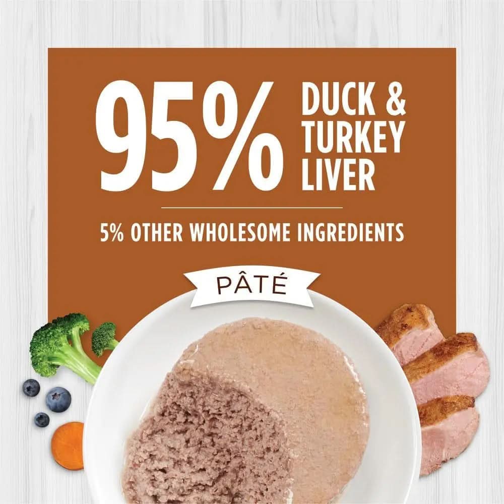 Original Grain-Free Wet Cat Food Pate with Real Duck, 5.5 Oz Cans (Pack of 12)