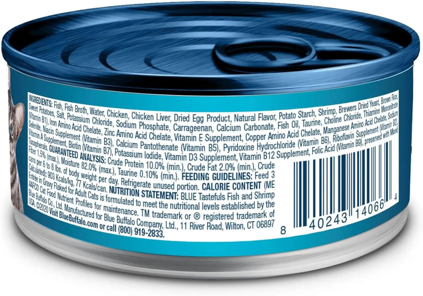 Tastefuls Flaked Wet Cat Food, Natural Fish and Shrimp Entrée in Gravy, 5.5-Oz Cans (24 Count)