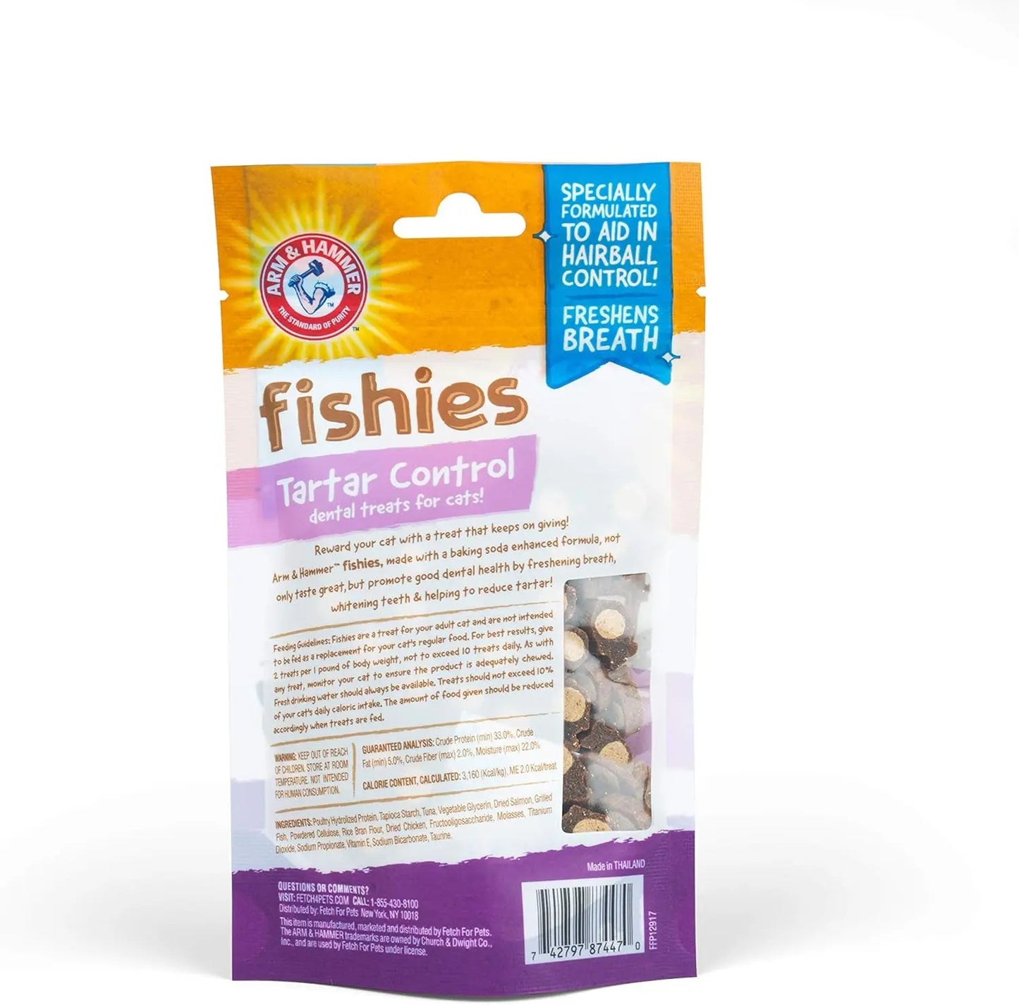 Cat Dental Treats - Tartar Control and Fresh Breath Care for Optimal Feline Dental Health