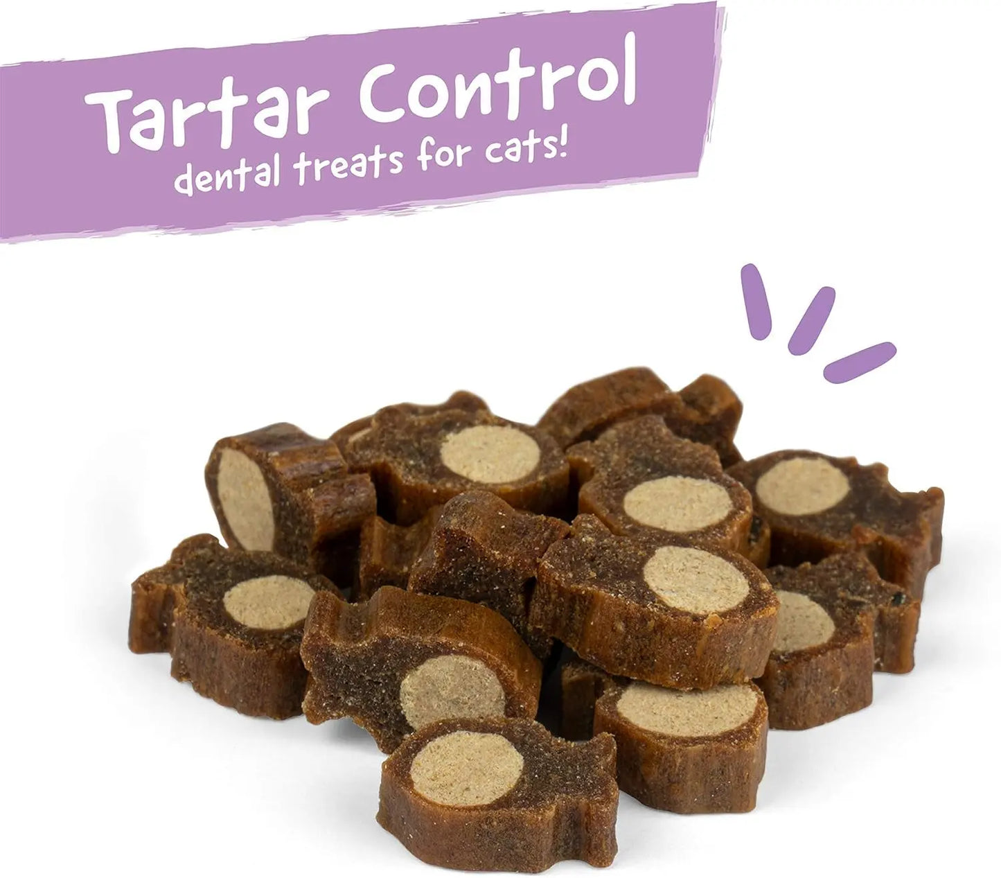 Cat Dental Treats - Tartar Control and Fresh Breath Care for Optimal Feline Dental Health