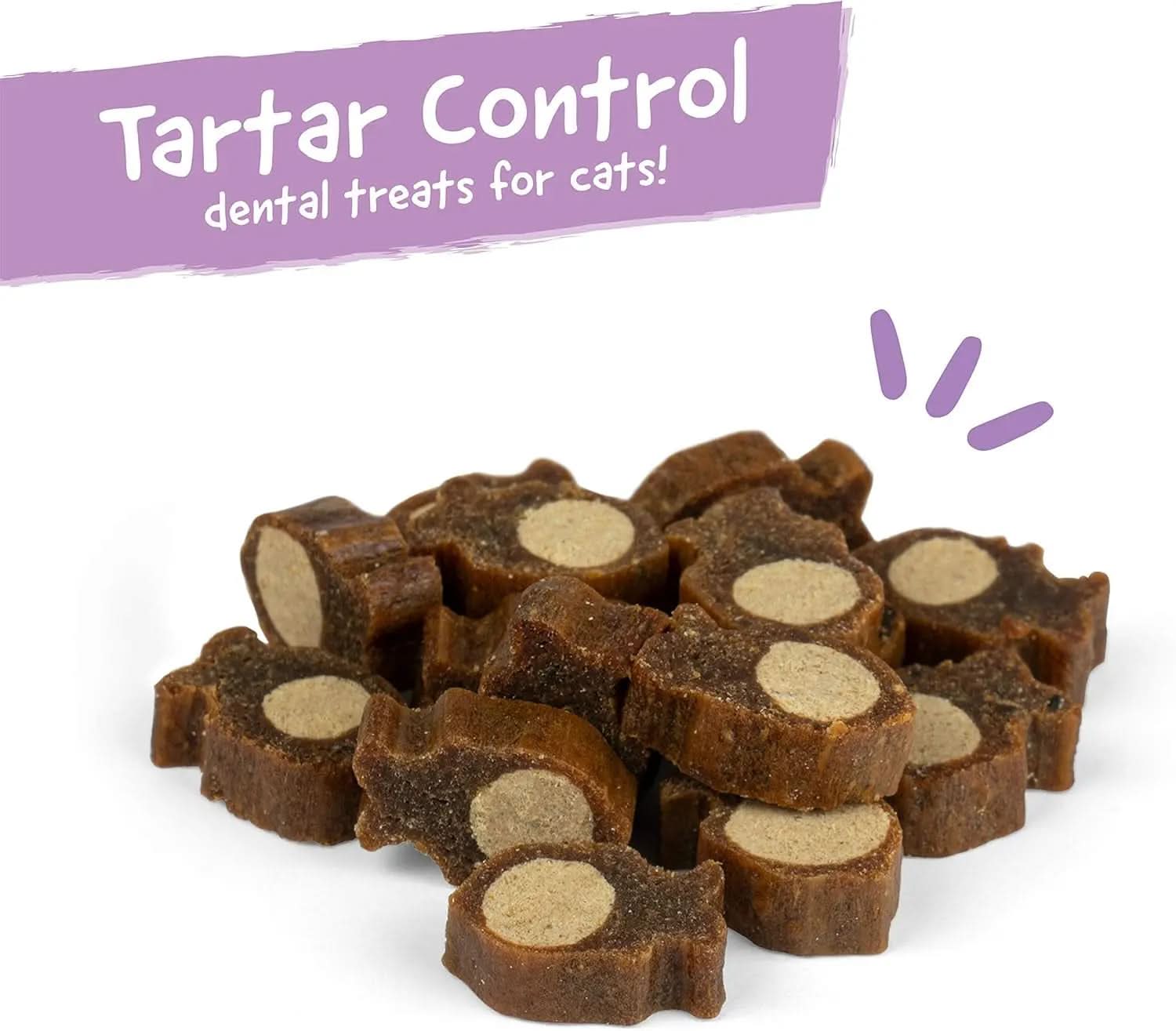 Cat Dental Treats - Tartar Control and Fresh Breath Care for Optimal Feline Dental Health