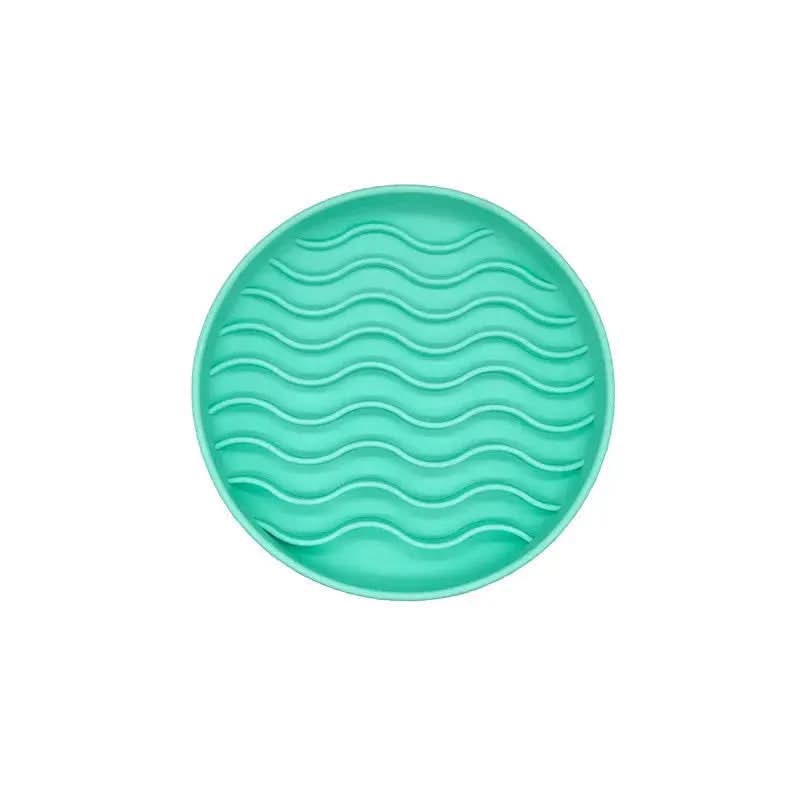 Slow Feed Anti-Slip Bowl for Cats and Puppies - Silicone Food Plate to Prevent Choking and Spills