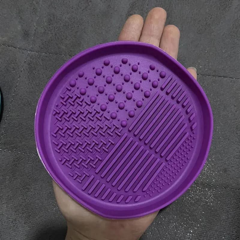 Slow Feed Anti-Slip Bowl for Cats and Puppies - Silicone Food Plate to Prevent Choking and Spills