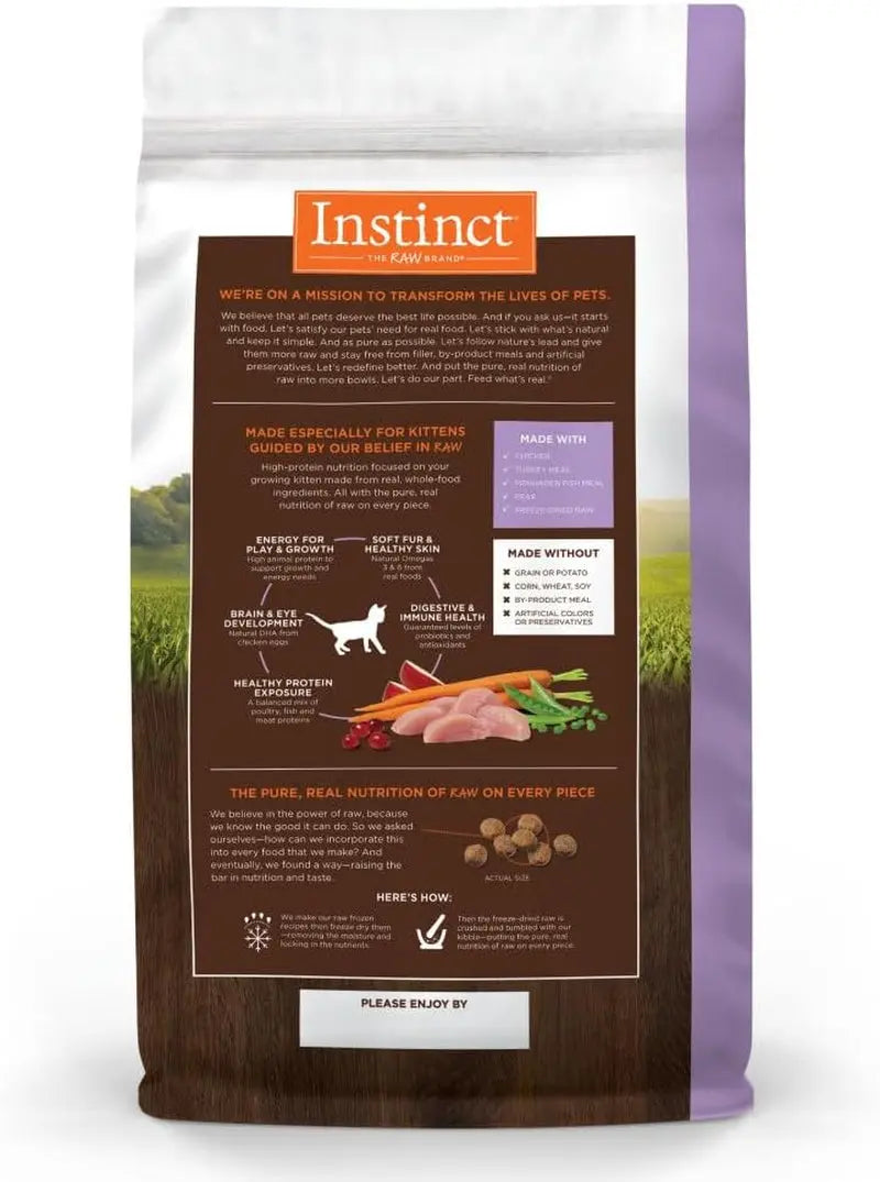Original High Protein Grain-Free Dry Cat Food for Kittens with Real Chicken, 4.5 lb Bag