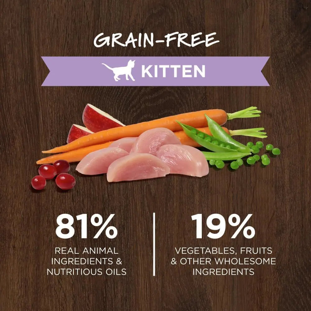 Original High Protein Grain-Free Dry Cat Food for Kittens with Real Chicken, 4.5 lb Bag