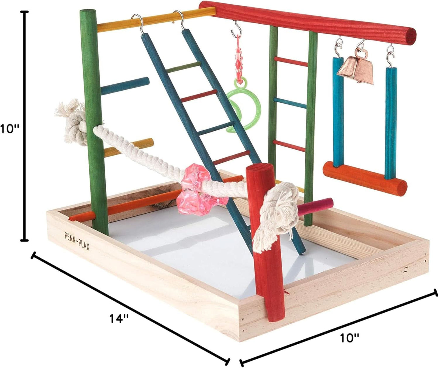 Bird Life Large Wooden Playpen for Cockatiels and Conures