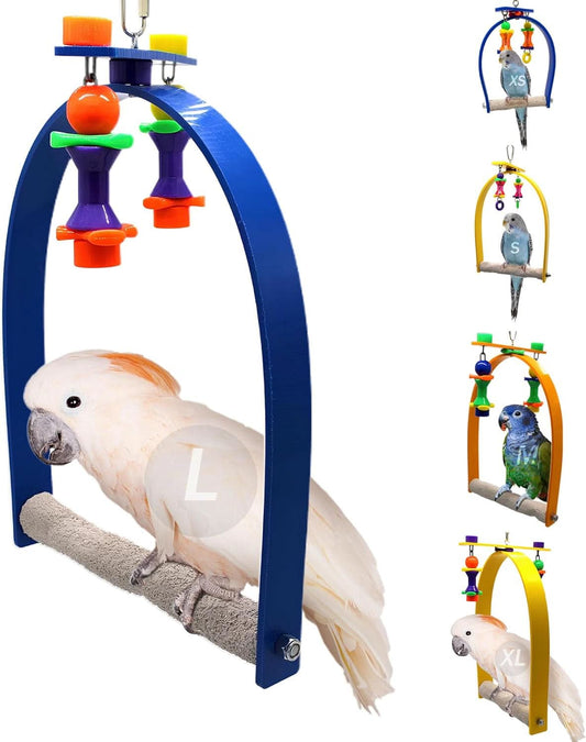 Large Whirly Bird - Engaging Cage Toy for Enhanced Visual and Physical Stimulation - Safe, Non-Toxic Accessories for Large Birds