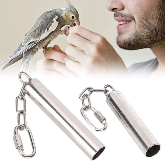 Stainless Steel Bird Cage Bell Toy - Durable and Easy to Clean Parrot Accessory for Long-lasting Play and Versatile Use