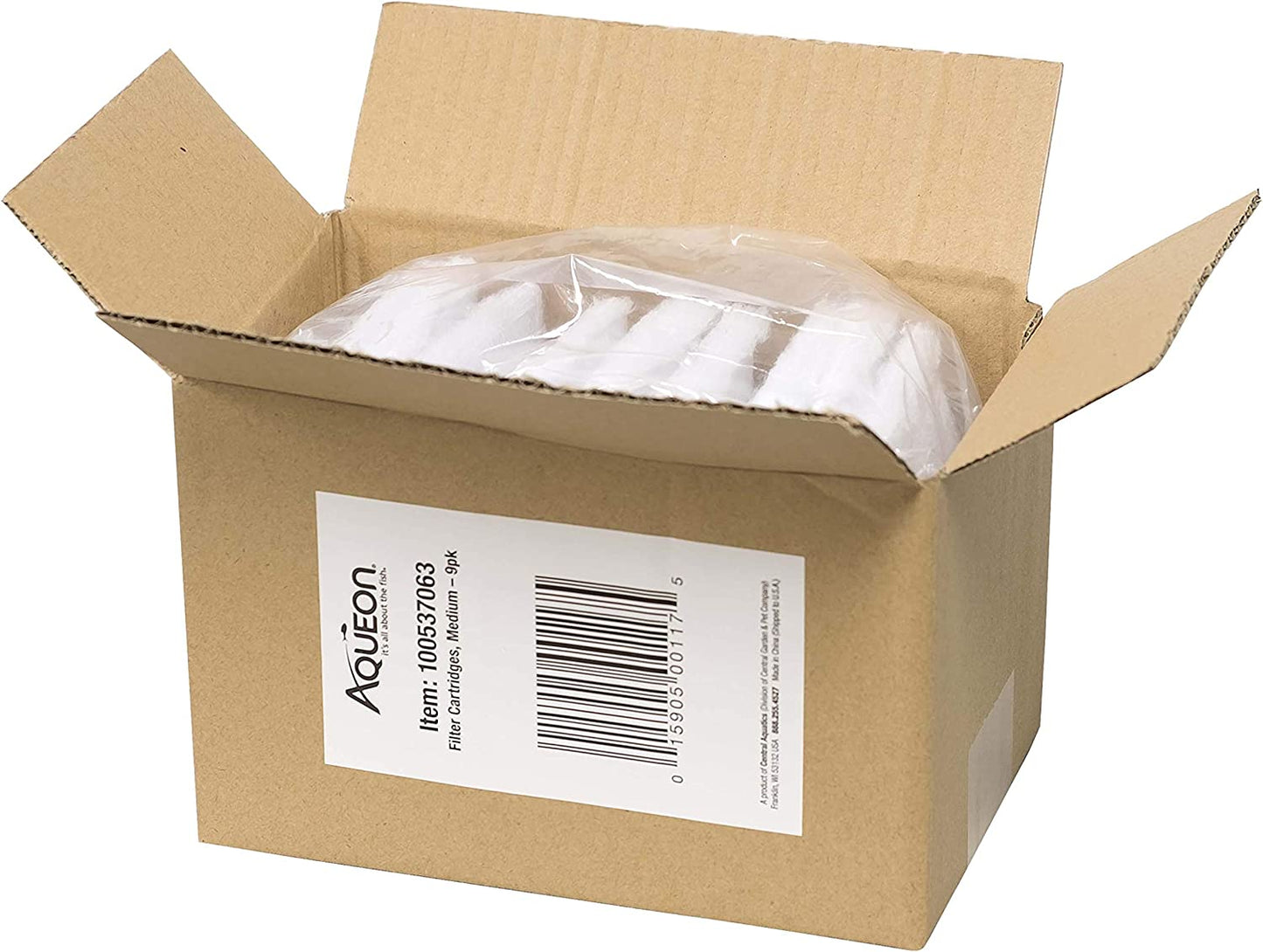 Medium Replacement Filter Cartridges for Aquariums - 15 Pack