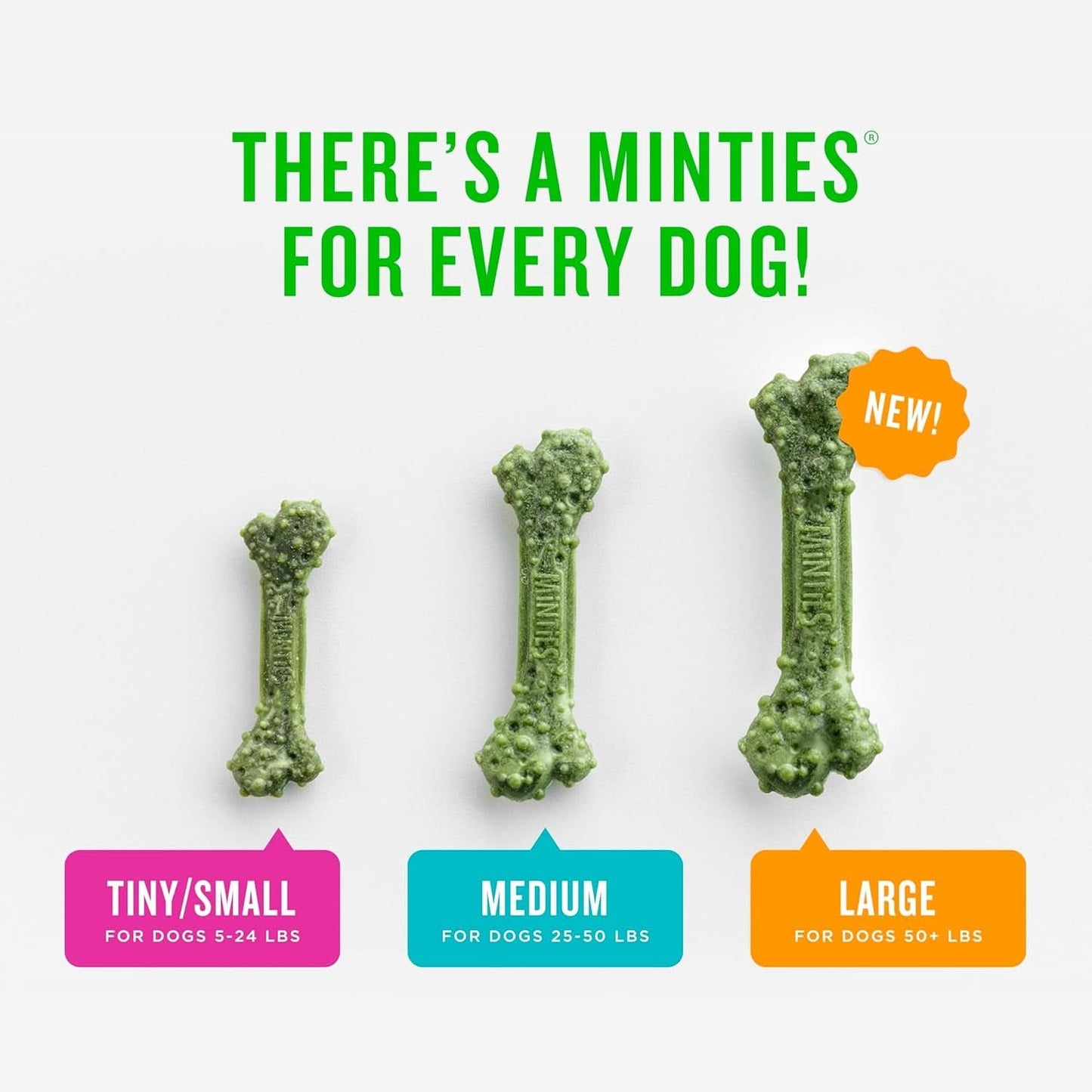 Dental Chews for Medium Dogs (25-50 lbs) - 20 Count, Vet-Recommended Mint-Flavored Treats for Dental Health, Fresh Breath, and Plaque Removal