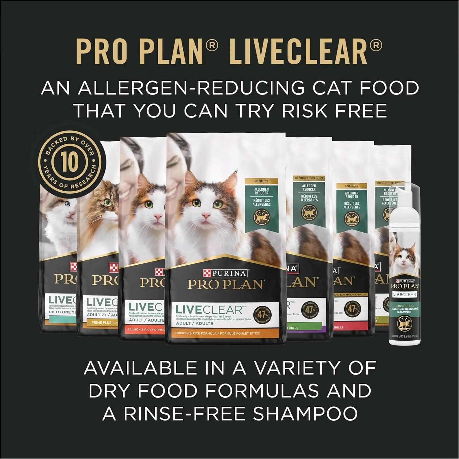 Indoor Cat Food LiveClear Allergen-Reducing Turkey and Rice Formula - 3.2 lb Bag