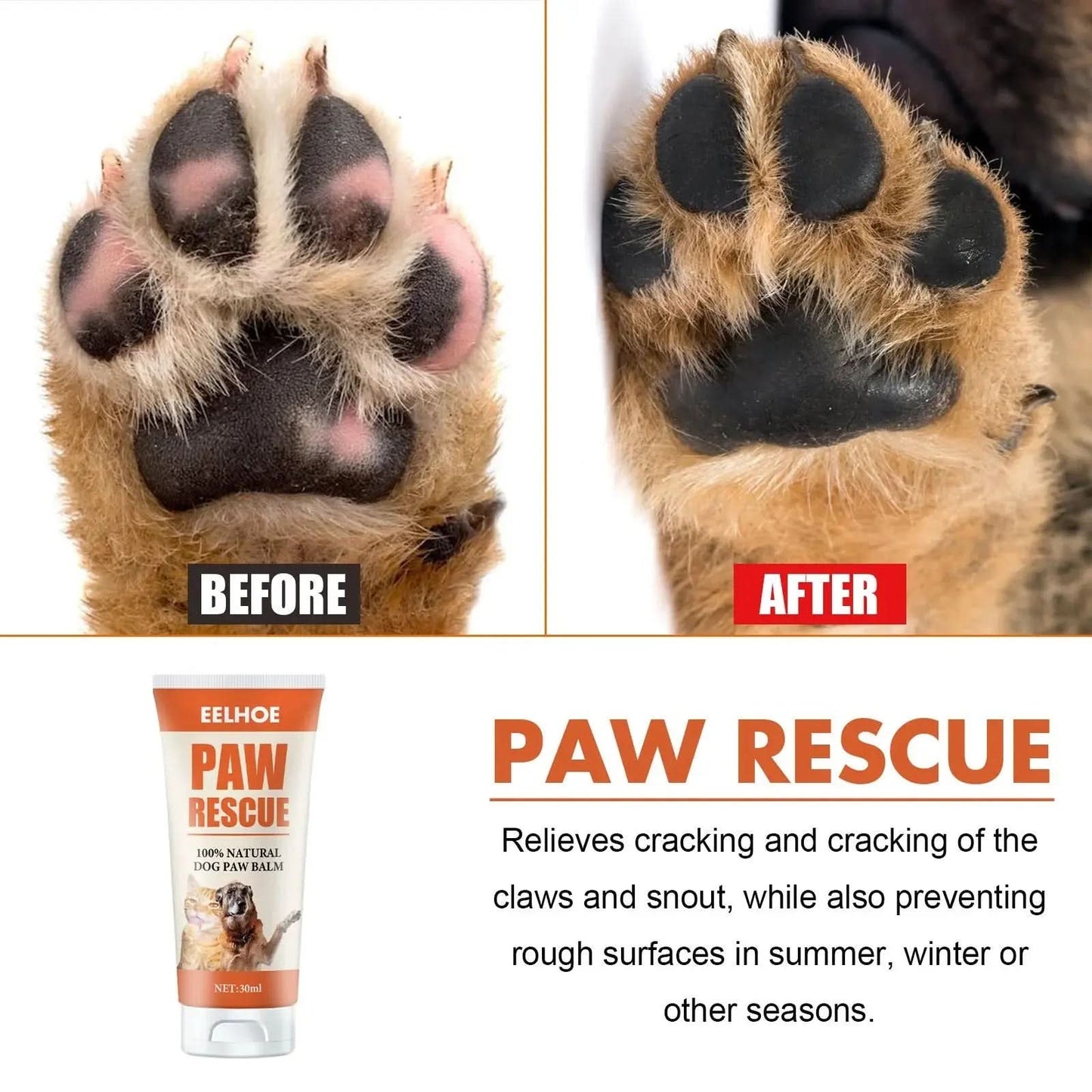 Paw Soother: Moisturizing Balm for Cats and Dogs
