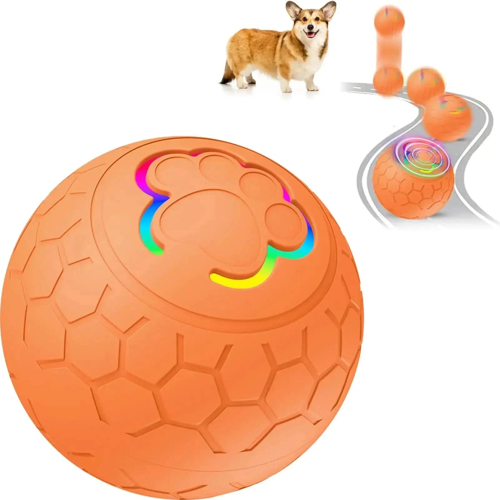 teeche Interactive Dog Ball Motion Activated - 2.2" Sturdy Interactive Dog Toys for Puppy/Small/Medium Dogs Active Rolling Ball for Dogs Pets Best shop