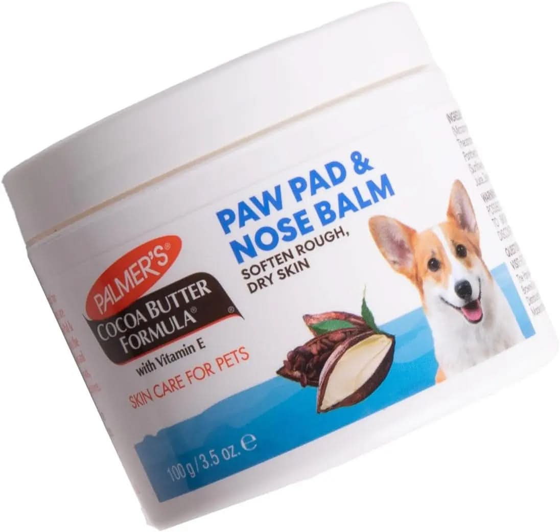 Cocoa Butter Formula Fragrance-Free Paw Pad and Nose Balm for Dogs - Skin Soothing Balm with Vitamin E for Dry Skin and Pads