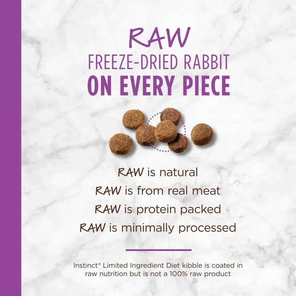 Limited Ingredient Diet Natural Dry Cat Food, Grain-Free Recipe with Real Rabbit, 10 lb Bag