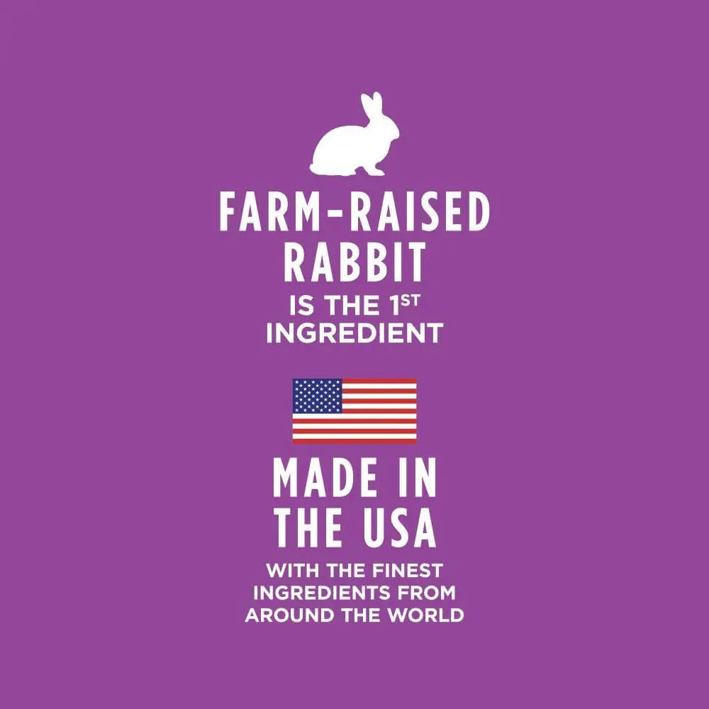 Original Grain-Free Real Rabbit Recipe Natural Wet Cat Food, 5.5 oz Cans (Case of 12)