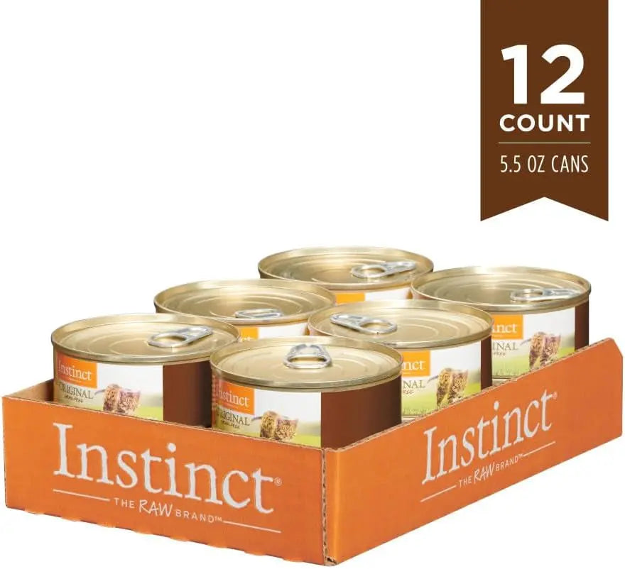 Original Grain-Free Real Rabbit Recipe Natural Wet Cat Food, 5.5 oz Cans (Case of 12)