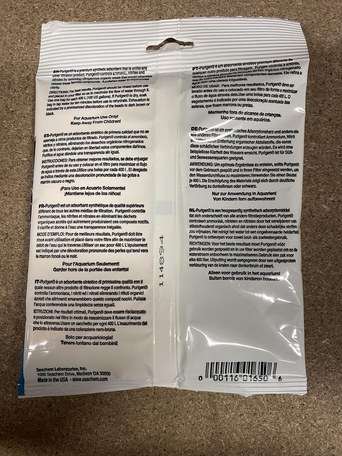 Purigen Organic Filtration Resin for Freshwater and Saltwater Aquariums - 100 mL