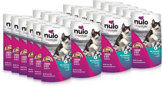 Freestyle Premium Grain-Free Wet Cat Food Pouch for Cats and Kittens, Enriched with Amino Acids for Heart Health and High Animal-Based Protein