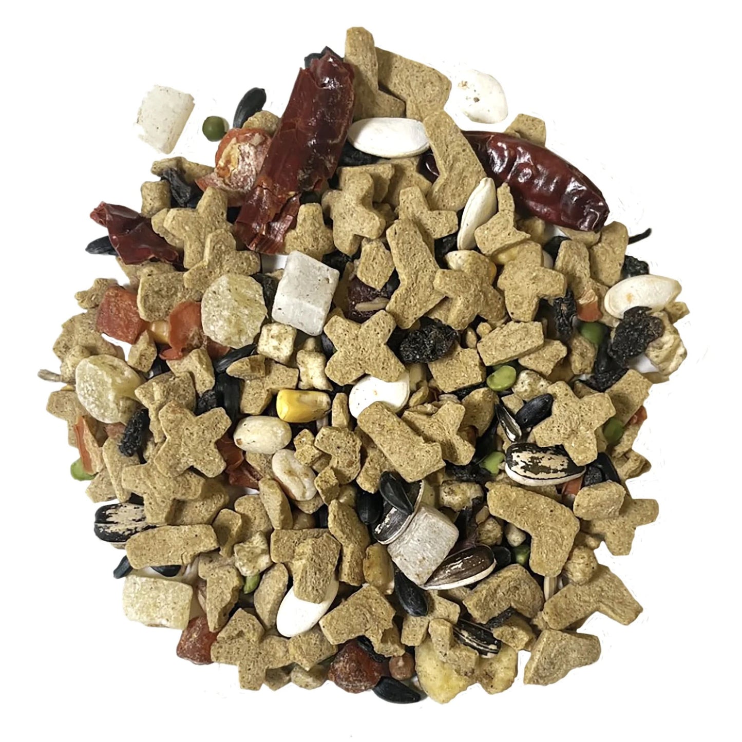 Natural Premium Parrot Food, with Fortified Pellets, 3 Lbs