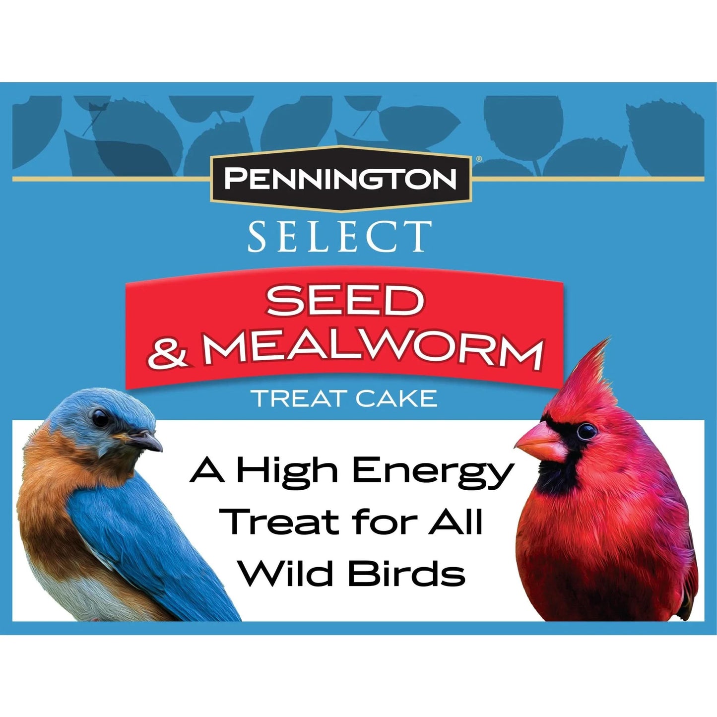 Seed & Mealworm Treat Cake, Wild Bird Feed, 1.4 Lb., 1 Pack