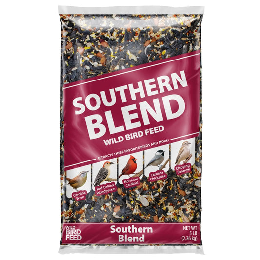 Southern Regional Blend Wild Bird Food, Dry, 1 Count per Pack, 5 Lb. Bag