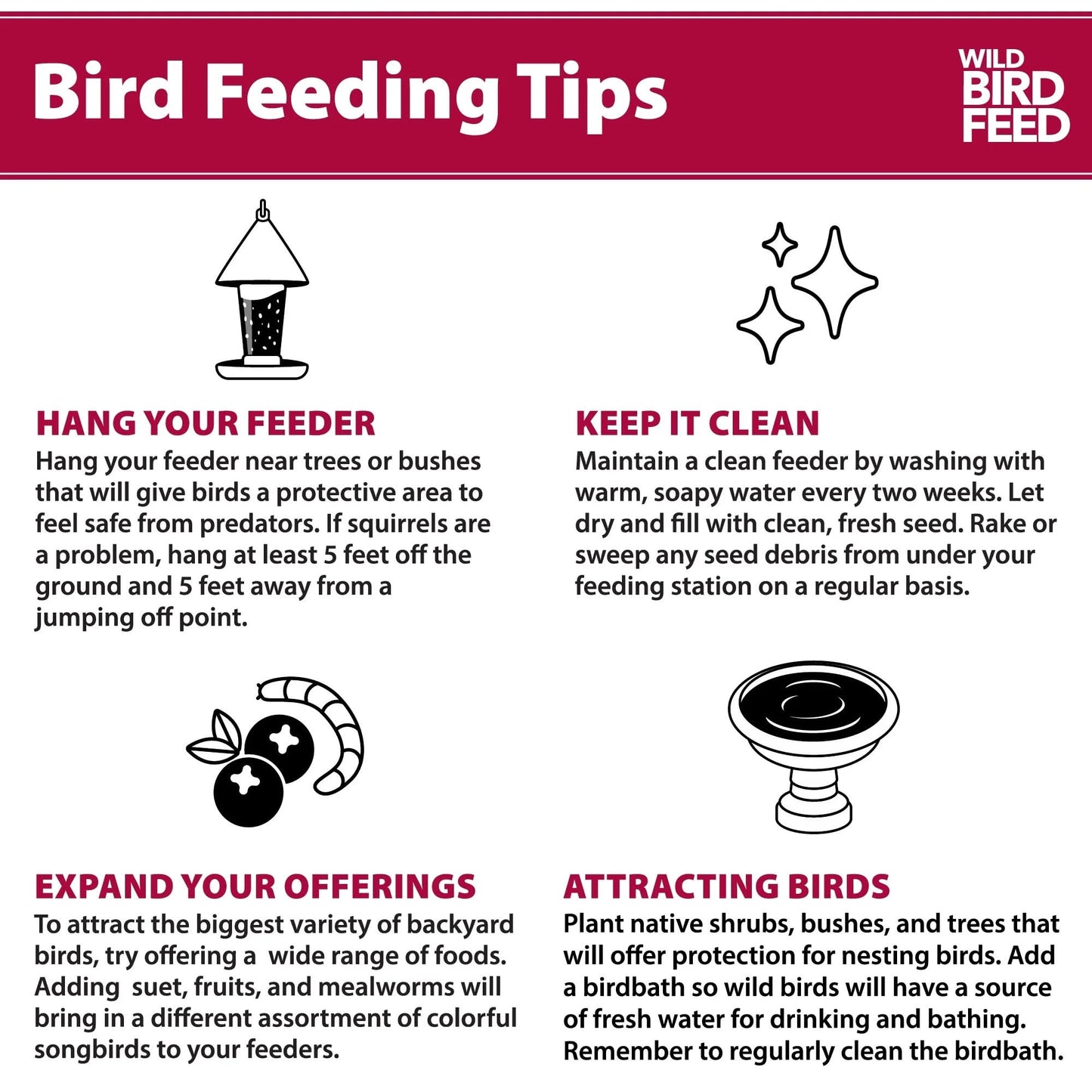Southern Regional Blend Wild Bird Food, Dry, 1 Count per Pack, 5 Lb. Bag