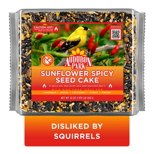 Spicy Seed Cake Wild Bird Food, Dry, 1 Count per Pack, 22 Oz.