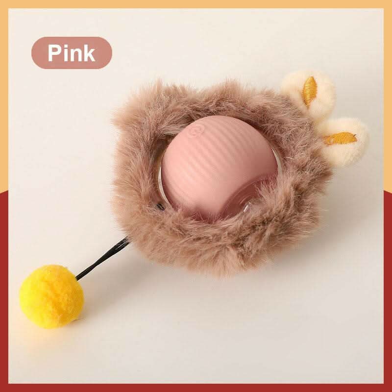 Stream Cat&Dog Toy - Interactive USB Rechargeable Ball Toy on Rug , Anti-Depression Fun Gift for Cats & Dogs